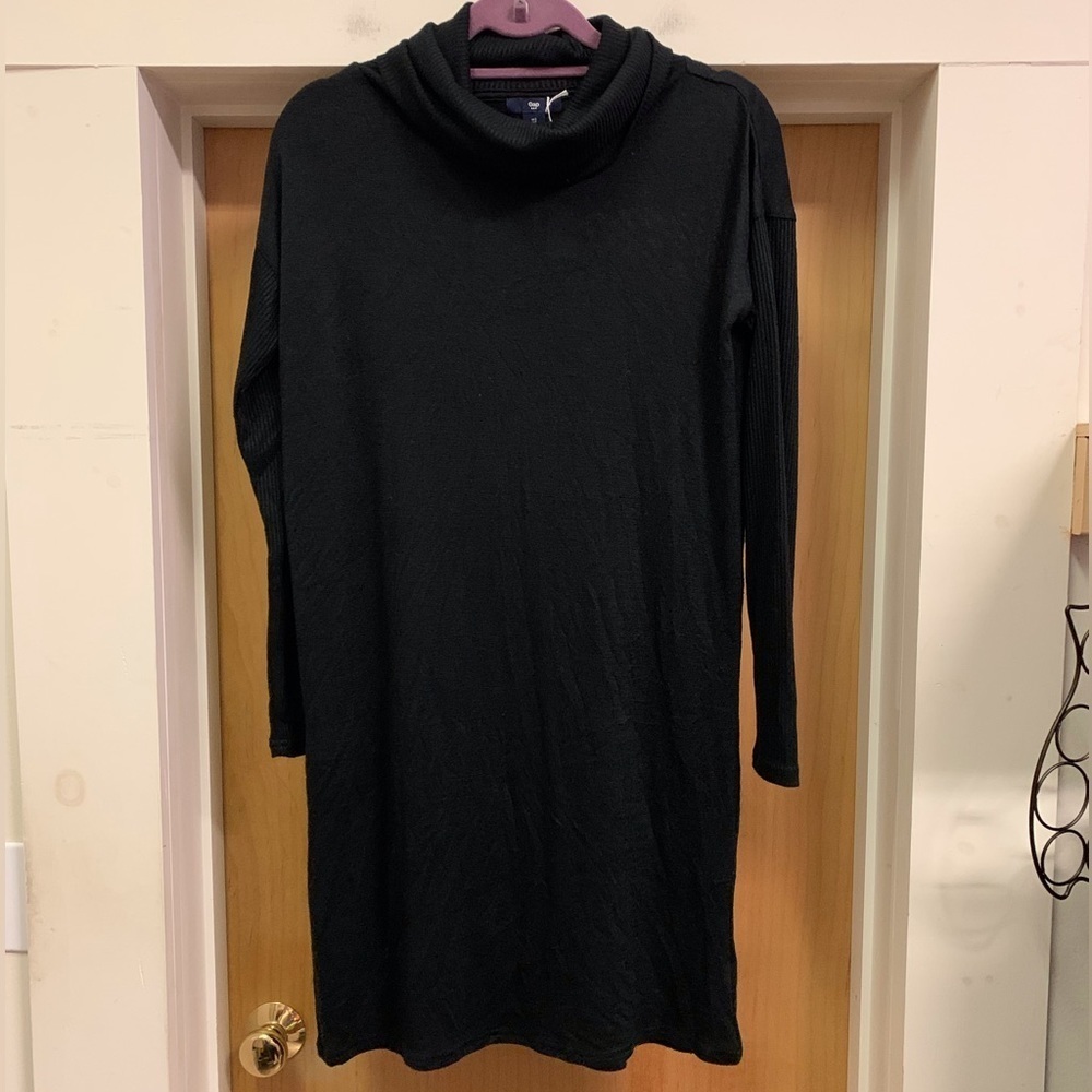 Gap Black Turtleneck Long Sleeve Dress size S